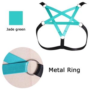 Harness Bra+Black+Sky Blue