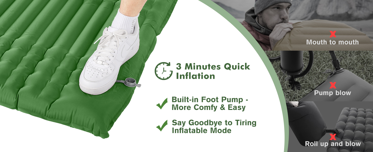 self inflating camping mat