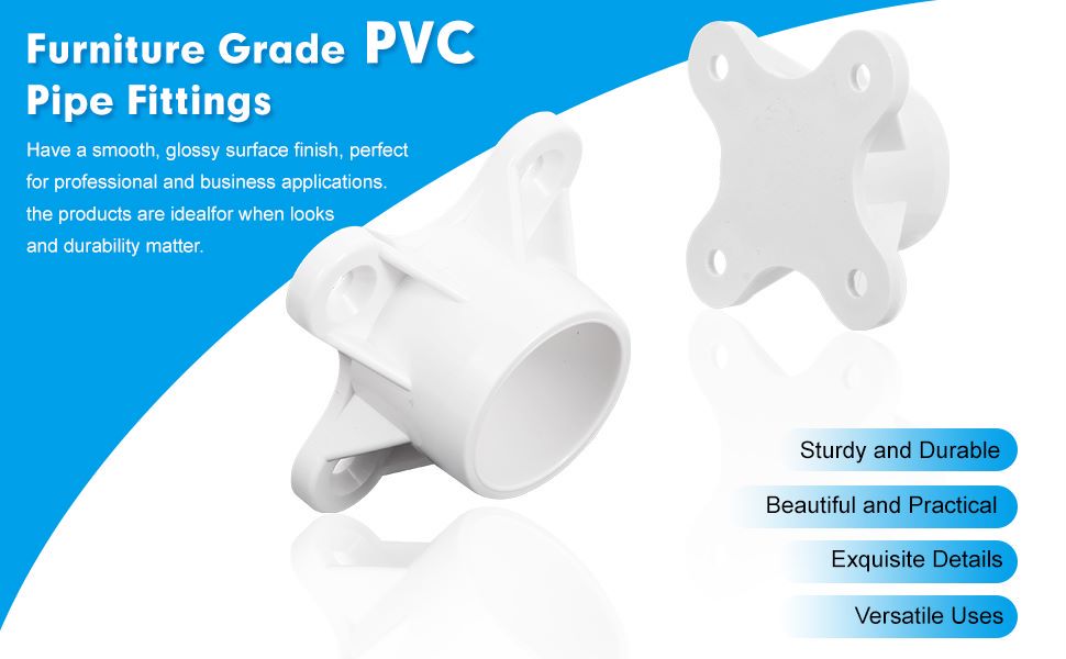 VYH 20Pack PVC Table Leg Cap Fittings, 3/4" PVC Table Leg Cap