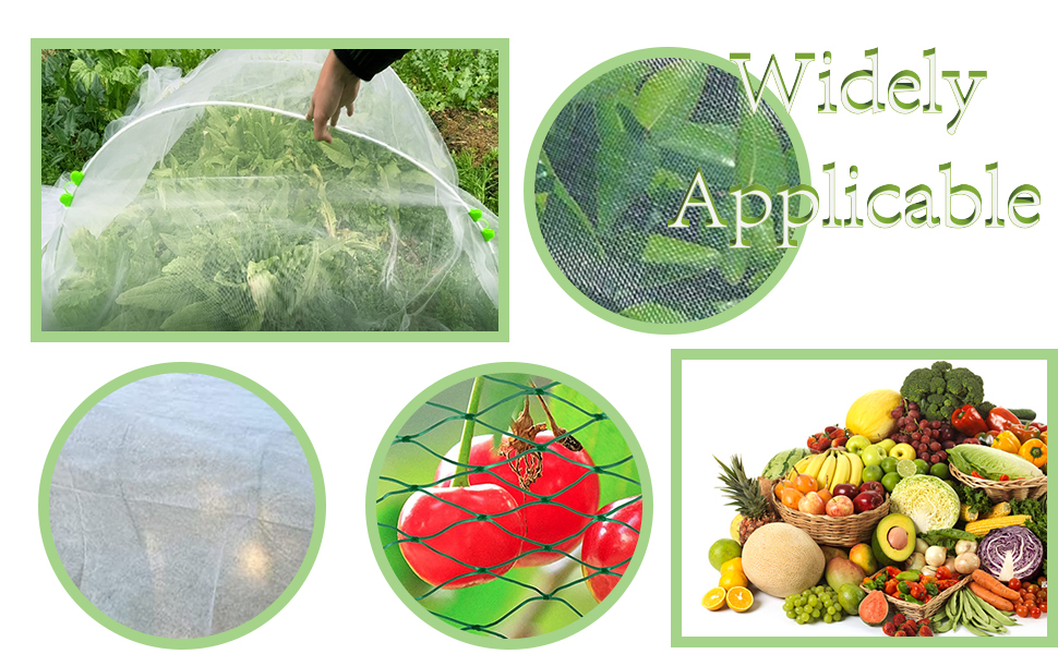 20Pcs Garden Hoops for Netting Raised Bed, Greenhouse Hoops Frame