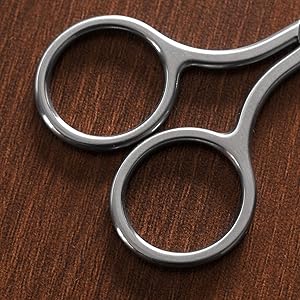nose scissor round tip blunt head comfortable handle small