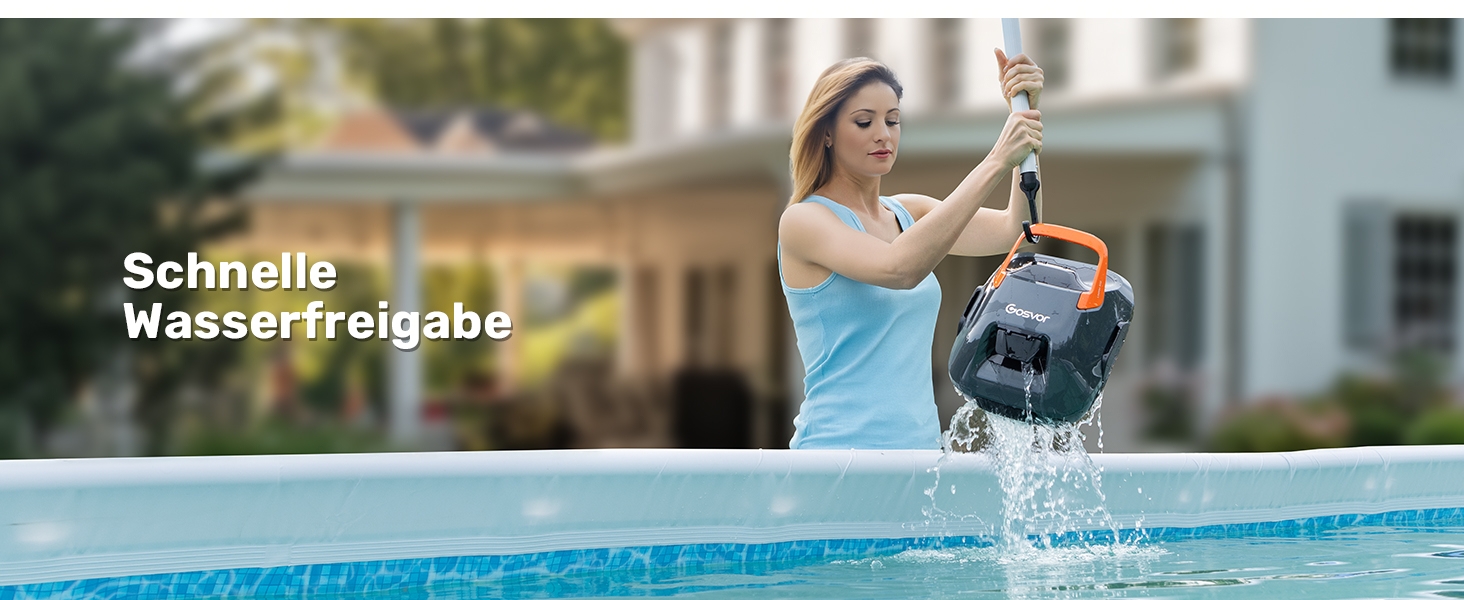 Gosvor Akku Poolsauger 90 Min Reinigungszeit, Einfach Bedienen, Selbstparkfunktion, Ideal für 80 ㎡ Oberirdische Pools | Dc7a83cb De0f 4788 A635 914af30abe1e. CR0,0,1464,600 PT0 SX1464 V1