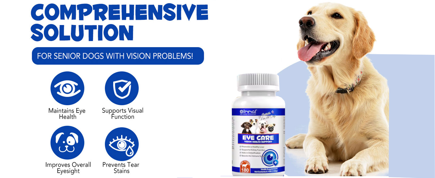 Comprehensive eye support for dogs