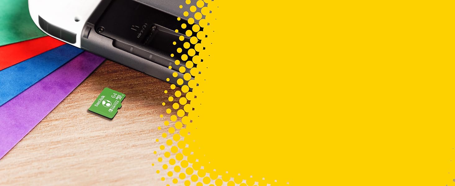 Carte SanDisk microSDXC pour Nintendo Switch, Legend of Yoshi Edition