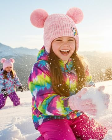 kids hat and gloves set