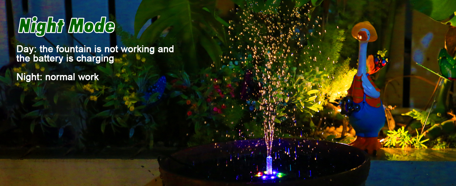 battery operated fountain
