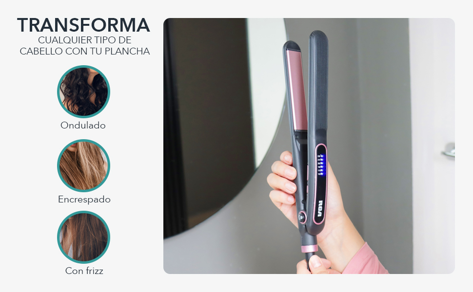 Transforma, rca, plancha alaciadora, rc-p50