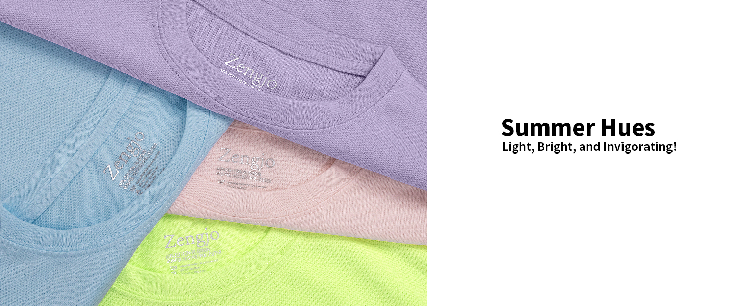 light colors tee shirt
