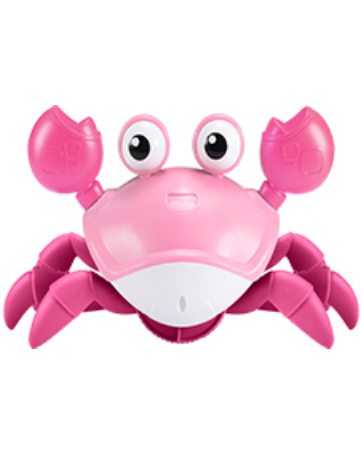 Veopoko Pink Crawling Crab Toy
