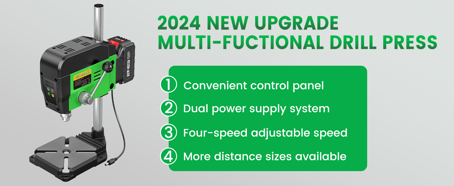 Taskstar Mini Drill Press,4600RPM Benchtop Drill Press Electric