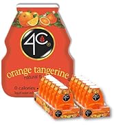 4C Sugar Free Orange Tangerine Liquid Water Enhancer, 12 Pack, Premium Natural Flavors, 0 Calorie