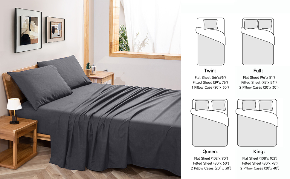 Choc chick Twin Sheets Set 3 Pieces, Light Weight Softness