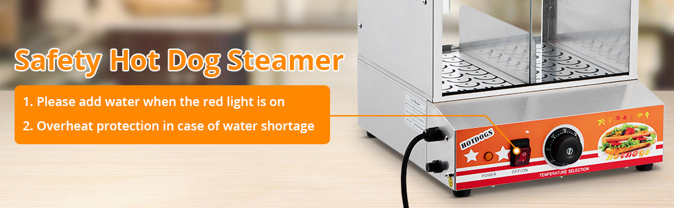 Hot Dog Steamer