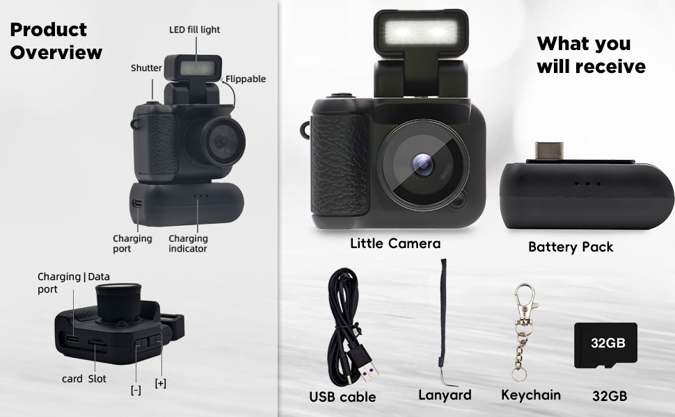Amazon.com : Digital Camera with 1.4 in LCD Screen 1080P