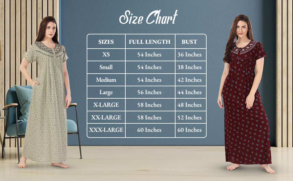 India Nightwear Dress