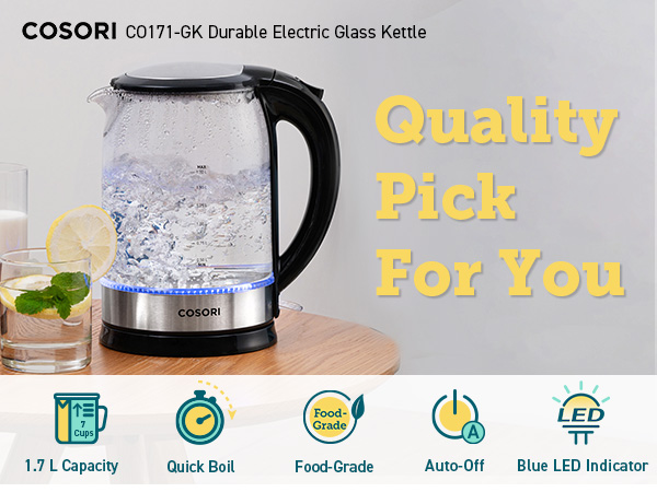 CO171-GK Electric Glass Kettle
