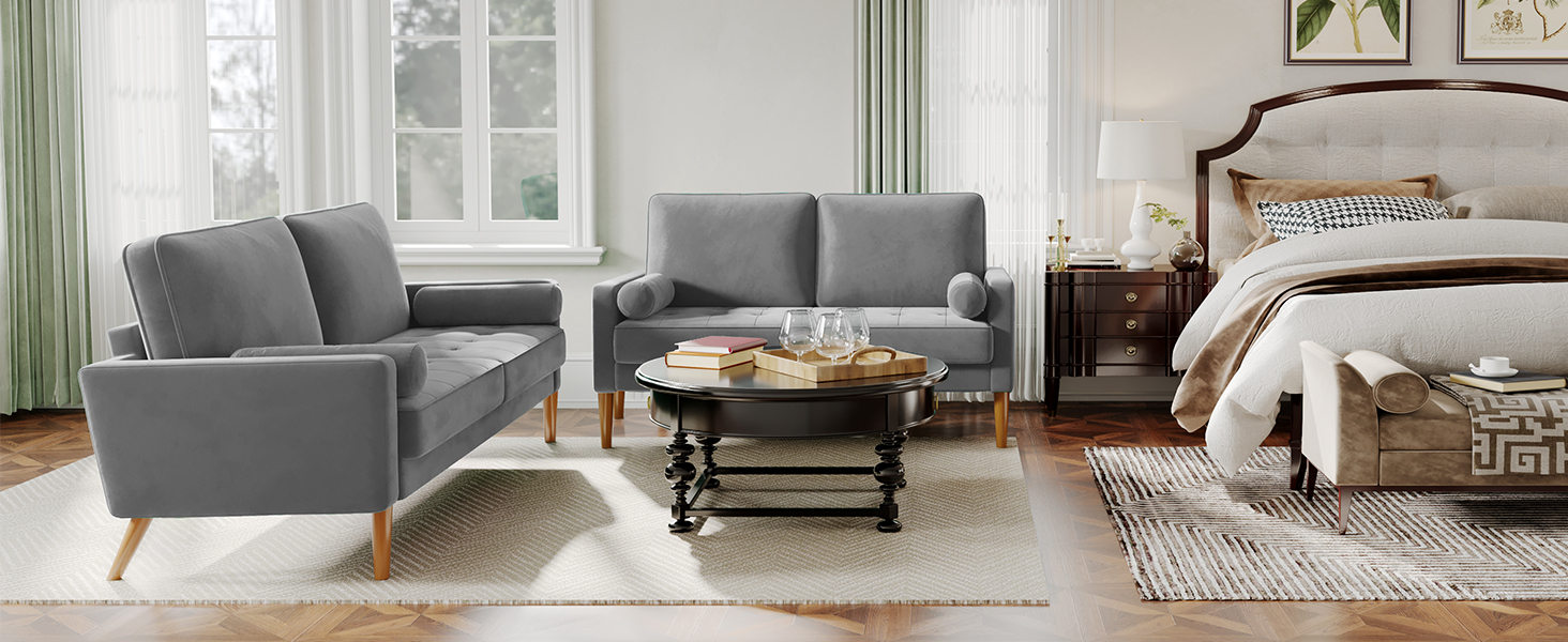 grey velvet sofa for bedroom grey velvet couch for bedroom