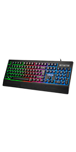 light up keyboard rgb keyboard usb backlit gaming keyboard rainbow keyboard led keyboard