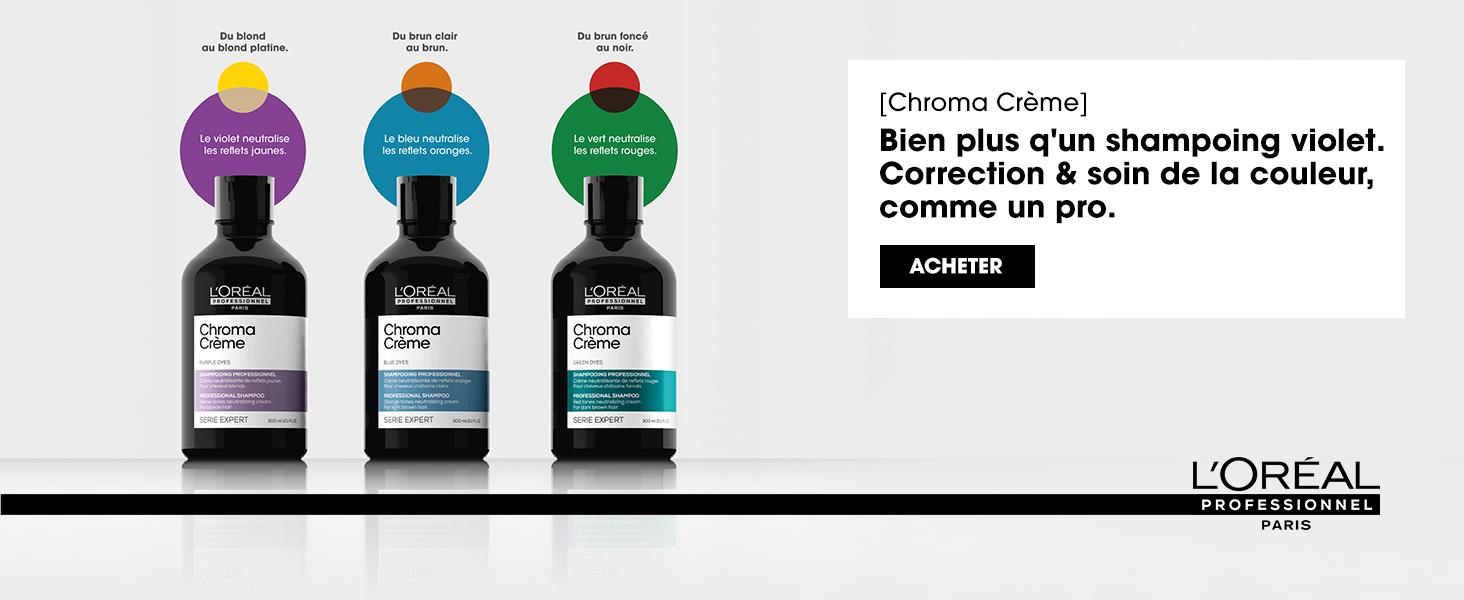 shampoing neutralisant chroma crème de l'oréal professionnel