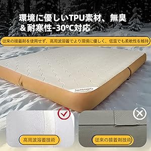 Amazon.co.jp: samtopia エアーベッド 電動ポンプ付き「最新鋭の独自
