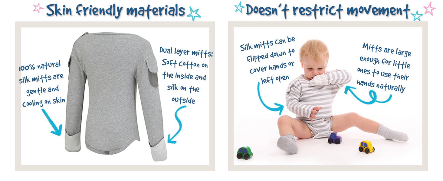 Skin friendly materials & doesn't restrict movement