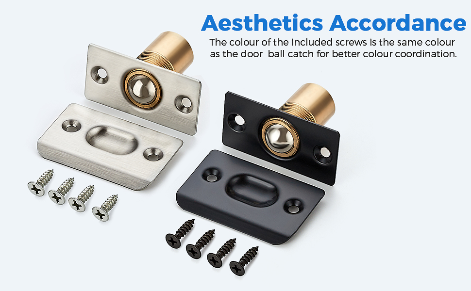 Ravinte Hardware Closet Door Ball Catch, Door Ball Catch Replacement