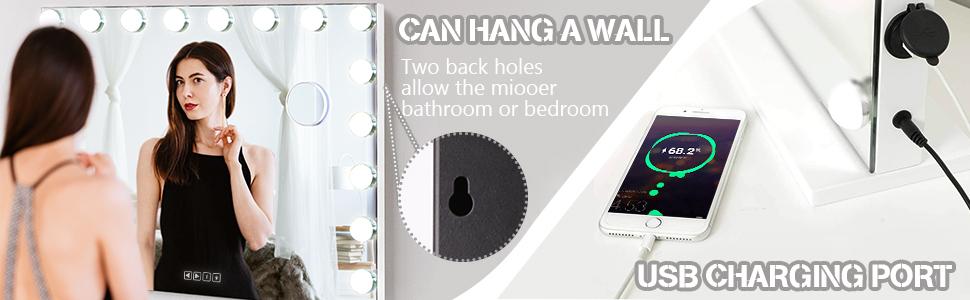 Vanity mirror with Lights