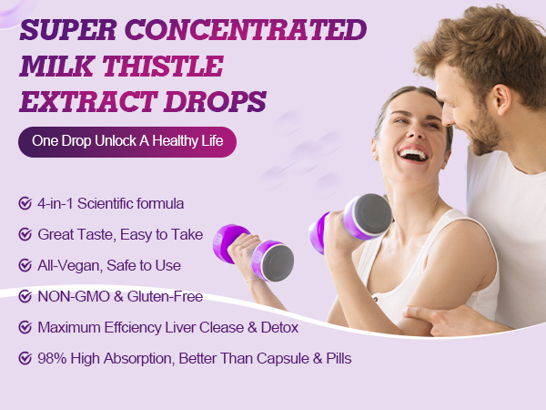 super concentrated milk thistle extract drops