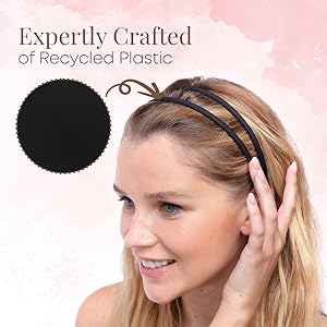 hairbands hair bands for women's hair non slip headband with teeth plastic headbands