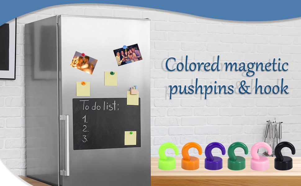 JINGZHAN 12 Pcs Mini Hooks Black Small Cute