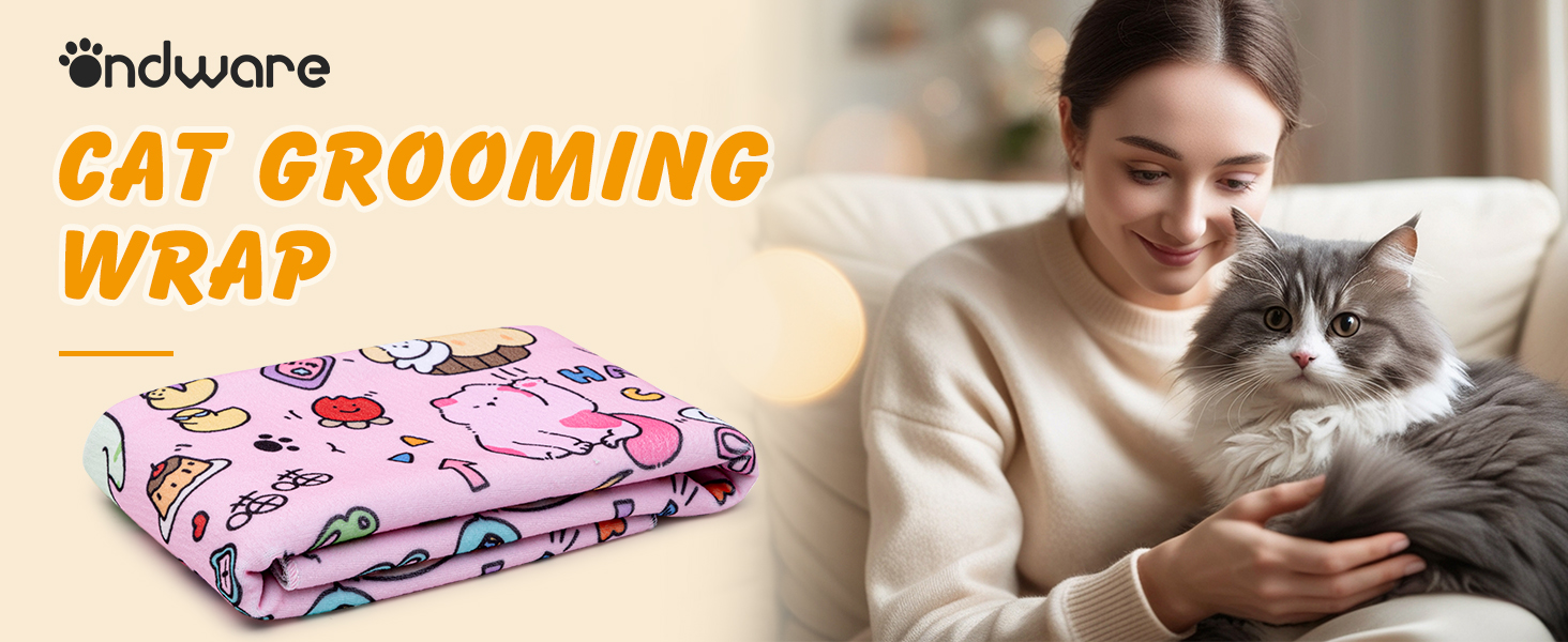 Cat Grooming Wrap Self-Adhesive