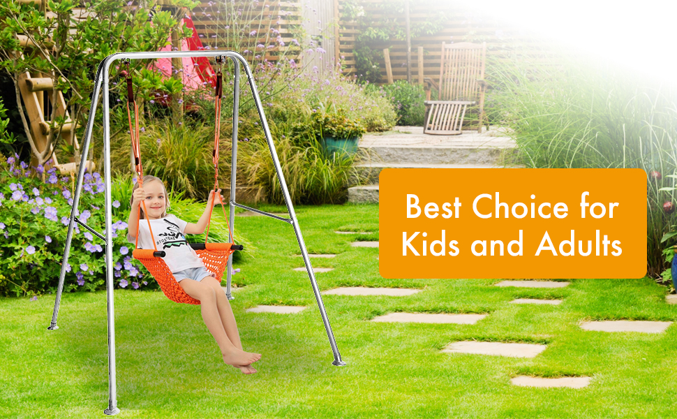 HiNa Metal Frame Full Steel Swing Stand, Hold up to 440