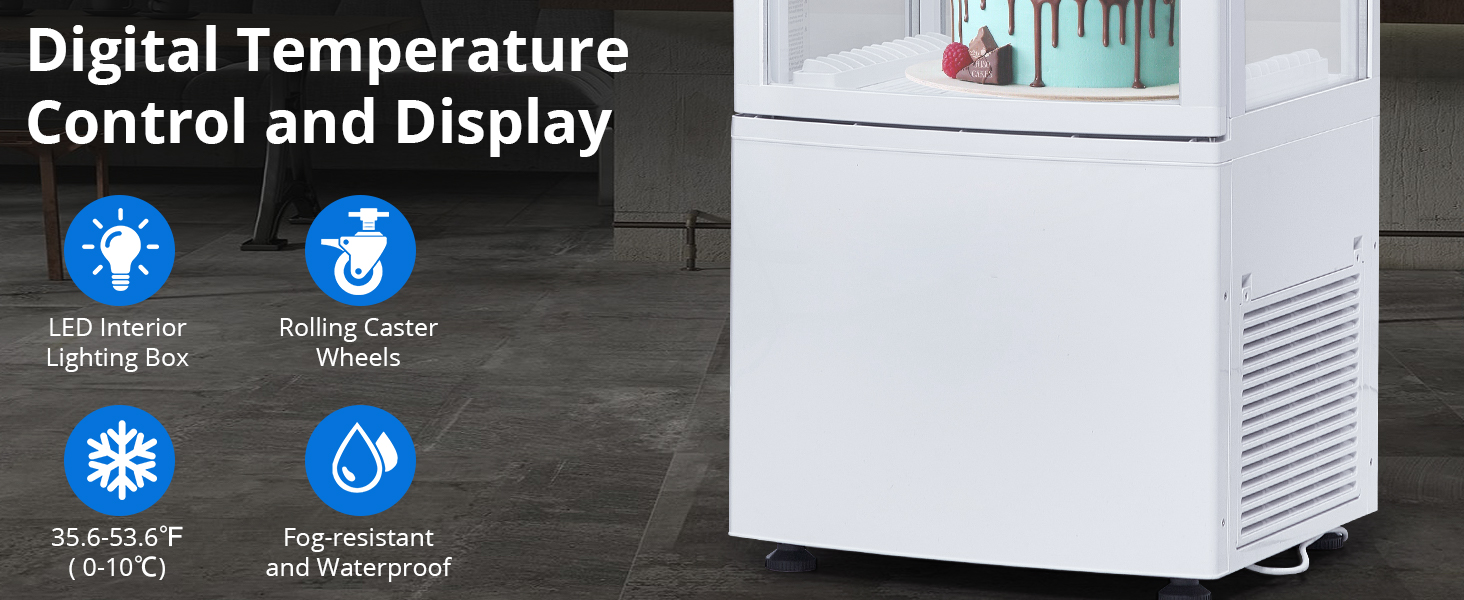 GARVEE Commercial Display Refrigerator - Features Showcase