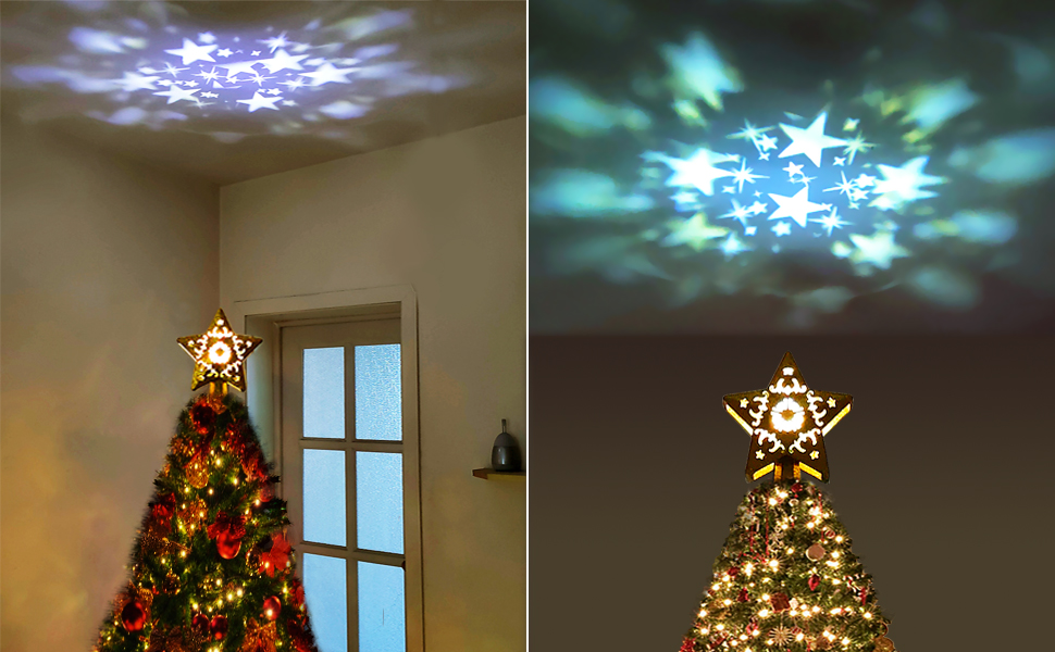Christmas Tree Topper Lighted