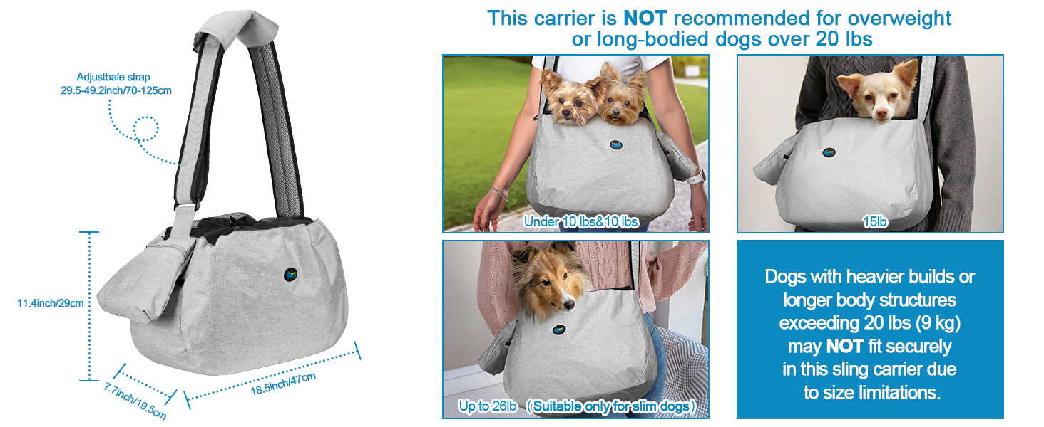 dog holder cat sling carrier cat pouch dog holder Medium dog sling carrier