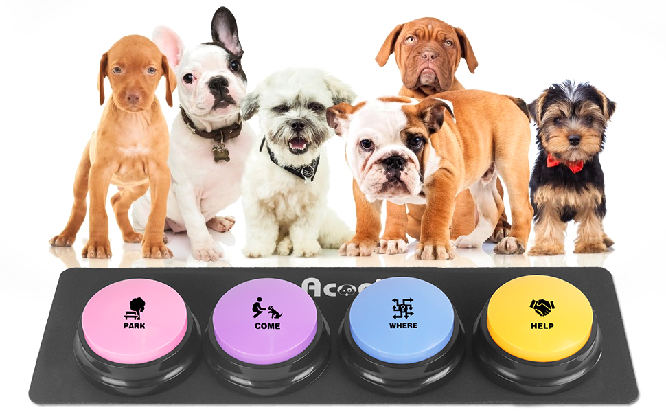 Acools Dog Buttons for Communication,Talking Buttons for