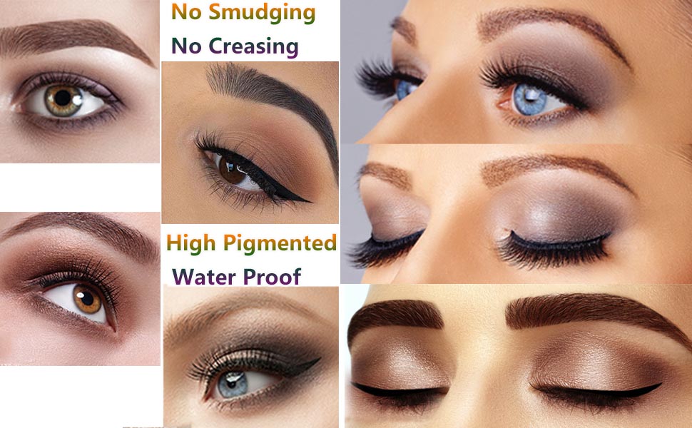 Brown Matte Shimmer Eyeshadow Palette