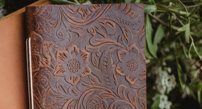 小物 vintage western flower design leather Amazon.com: DuroLast™ Vintage Western Floral Pu Leather