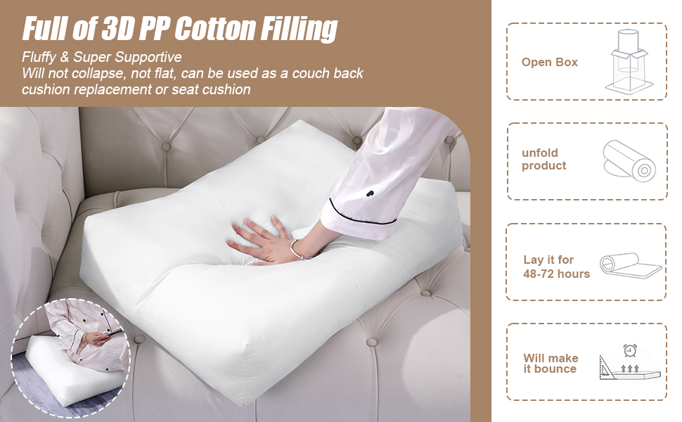 Royalay Supportive Sofa Waist Cushion Replacement Stuffing Fill with Quilt Design, Removable Back Pillow for Lumbar S Dcc97c27 5a5c 4754 B71e 02bf0986899f. CR0,0,970,600 PT0 SX970 V1