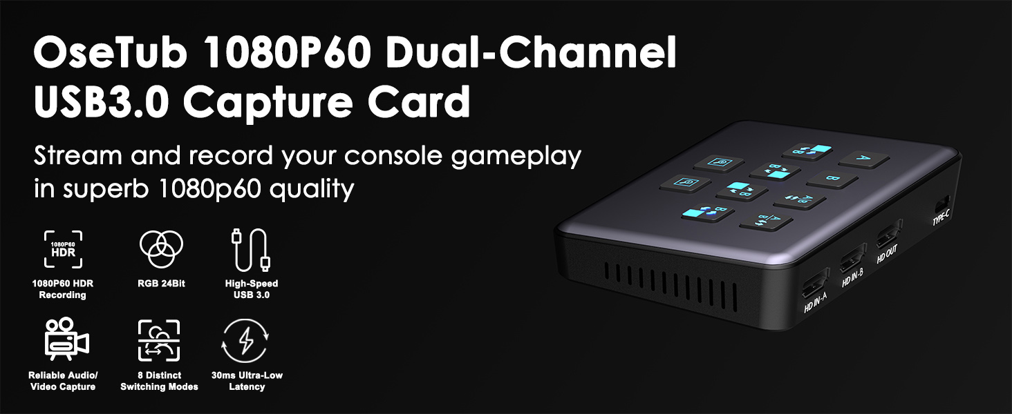 Dual-Channel Capture Card