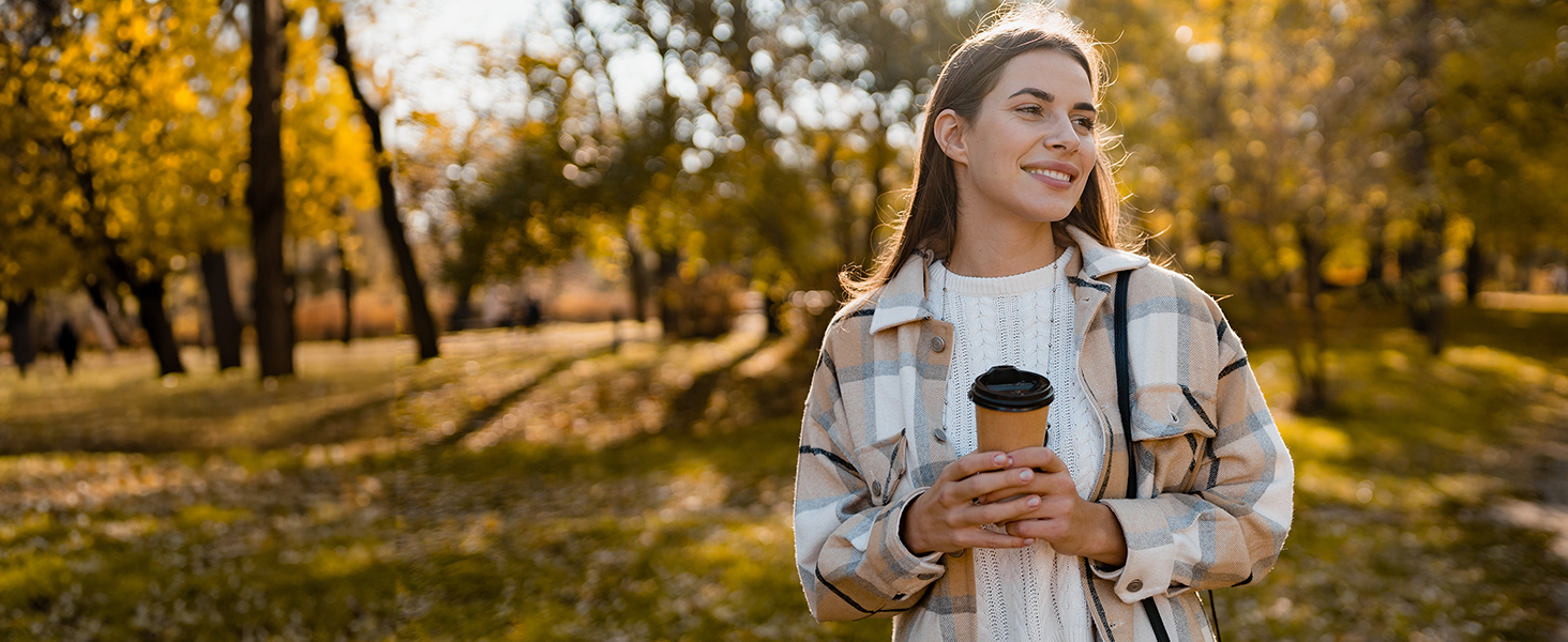 Livercare woman coffee
