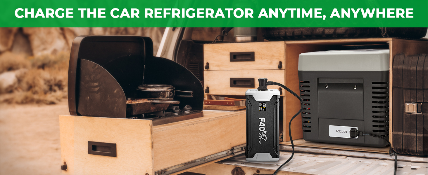 F40C4TMP Portable Power Station, 220Wh Backup Battery for Portable