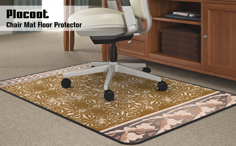 Heavy Duty Office Chair Mat for Carpet and Hardwood Floor