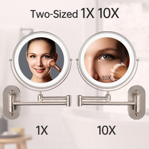 10x magnifying