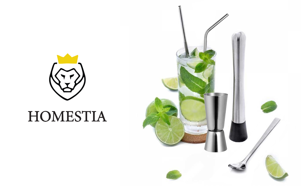 Buy Homestia Mojito Mastery Bar Tool Set Stainless Steel Muddler