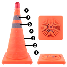  Collapsible Traffic Cones