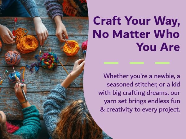 20 Acrylic Yarn Skeins Bright Bold and Colorful Crochet Yarn for Knitting and Crocheting