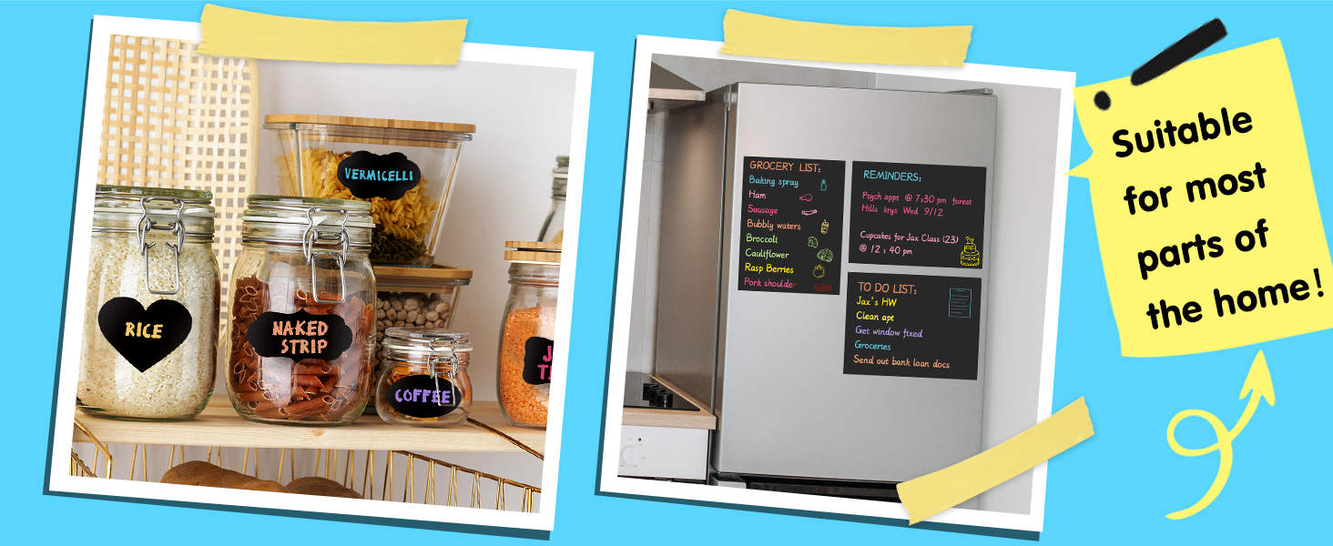 APOGO Chalk Pens for Blackboards Paint, Chalkboard, Window & Non Porous