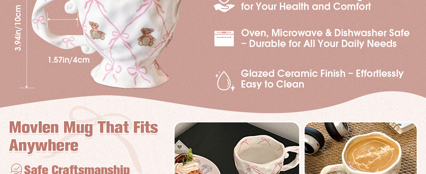 Mug with Pink Bow