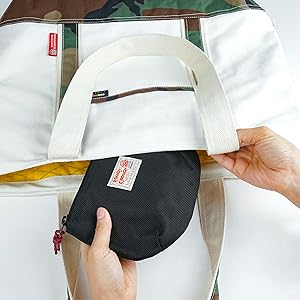 Rough Enough Small Travel Cable Organizer Bag with Zipper for Electronics Accessories